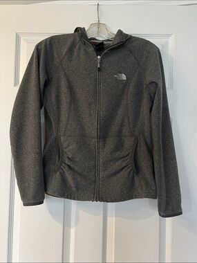 The North Face Women's Charcoal Gray Full-Zip Hooded Jacket